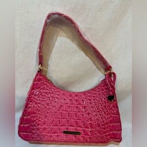 Gorgeous Alligator look Pink Bag